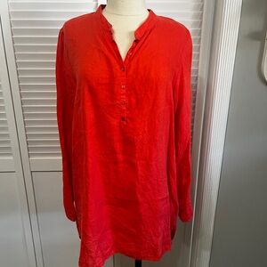 Eileen Fisher Vibrant Orange Top